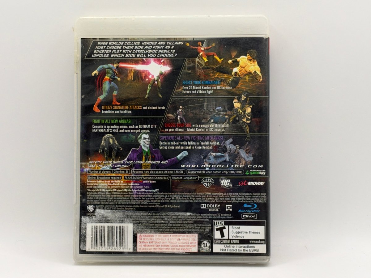 Mortal Kombat vs. DC Universe CL03 (CIB) Playstation 3