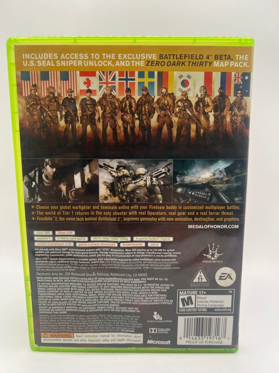 Medal of Honor Warfighter [Limited Edition] CL06 (CIB) Xbox 360