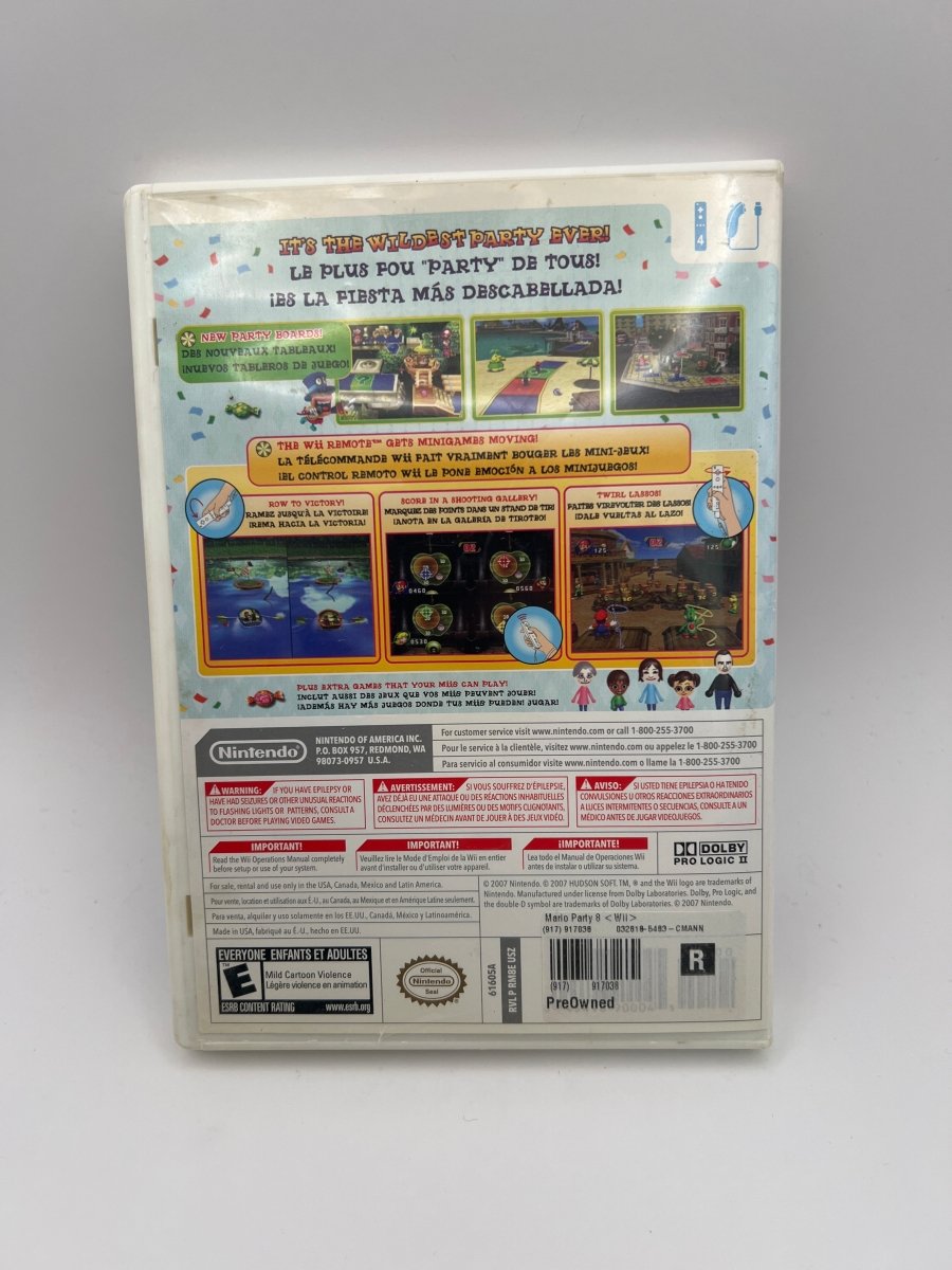 Mario Party 8 CL01 (Missing Manual) Nintendo Wii