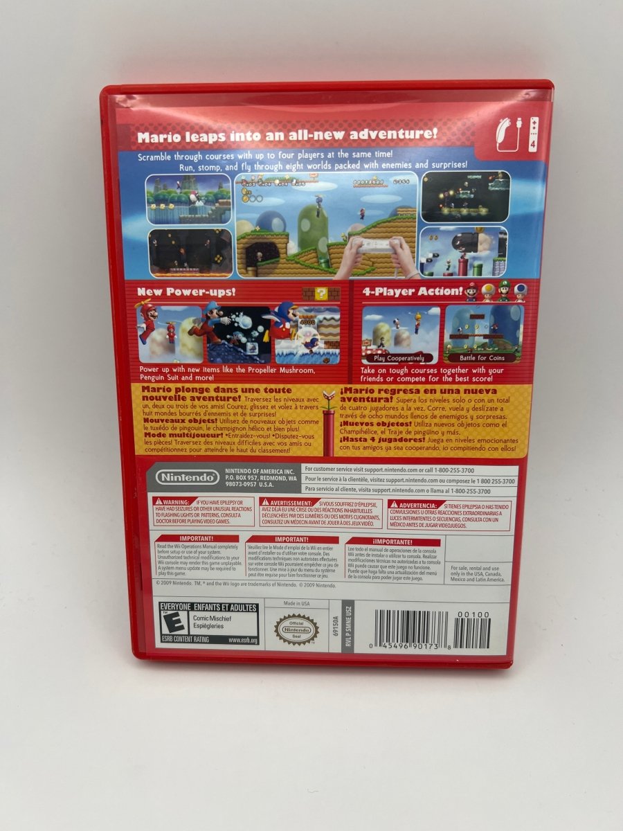 New Super Mario Bros. Wii CL02 (CIB) Nintendo Wii
