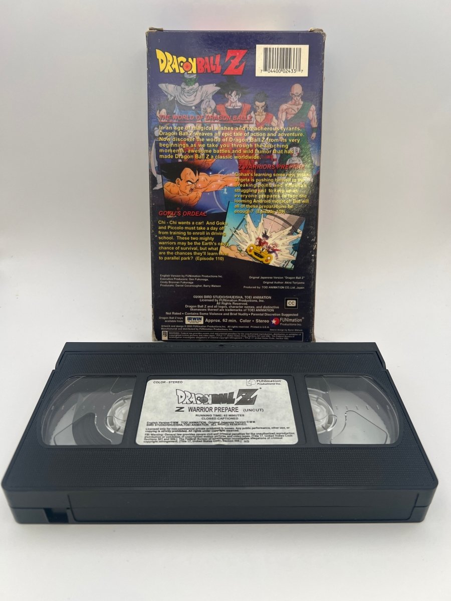Dragon Ball Z - Z Warrior Prepare (Uncut) (2000) Used VHS