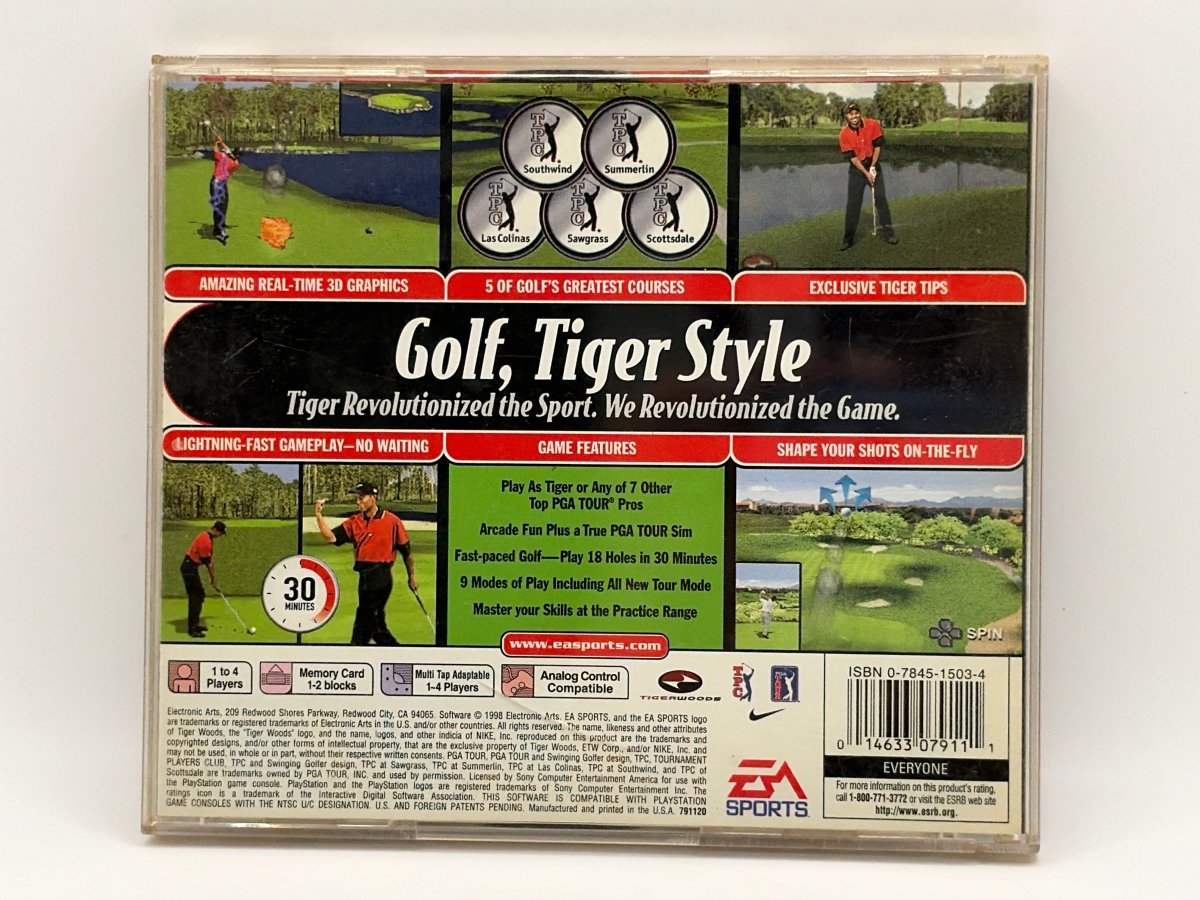 Tiger Woods '99 [South Park] CL02 (CIB) Playstation One