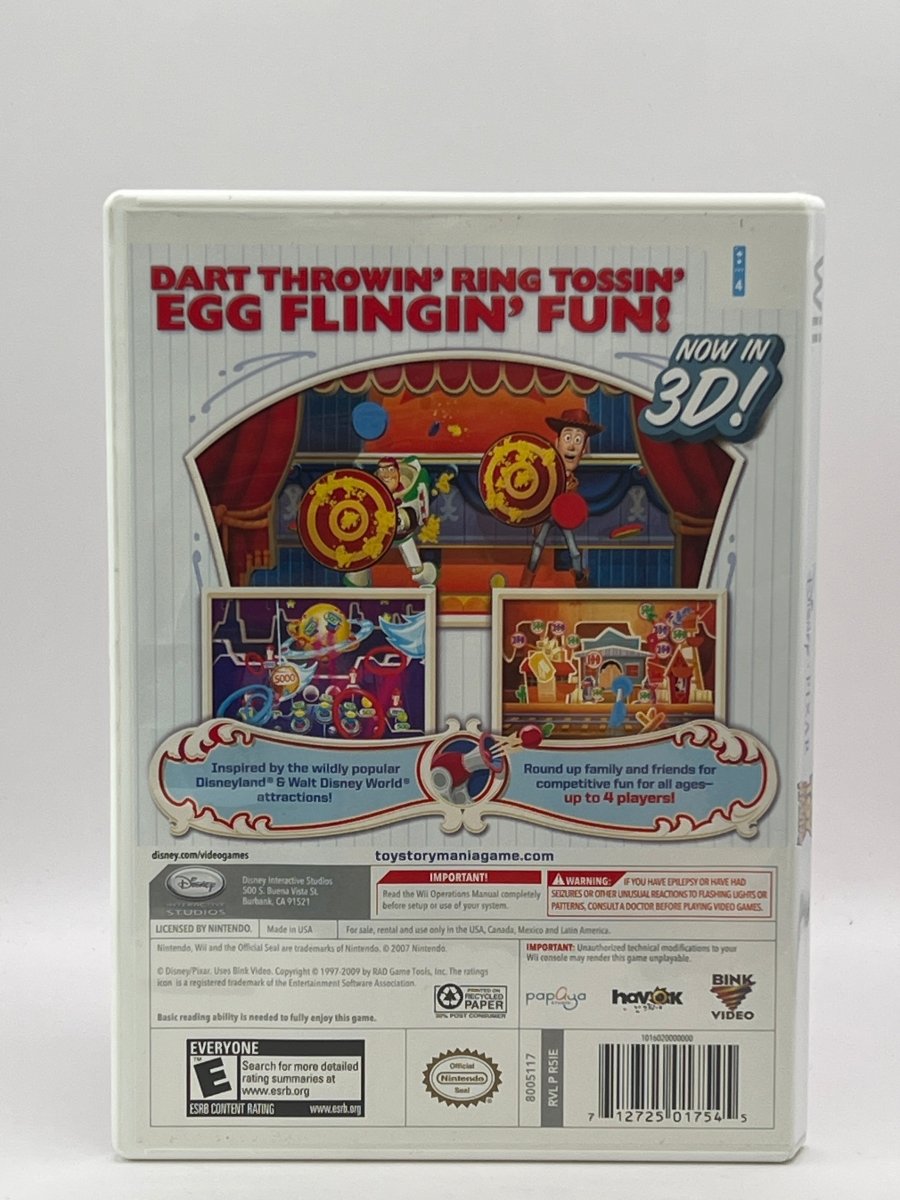 Toy Story Mania! CL01 (CIB) Nintendo Wii