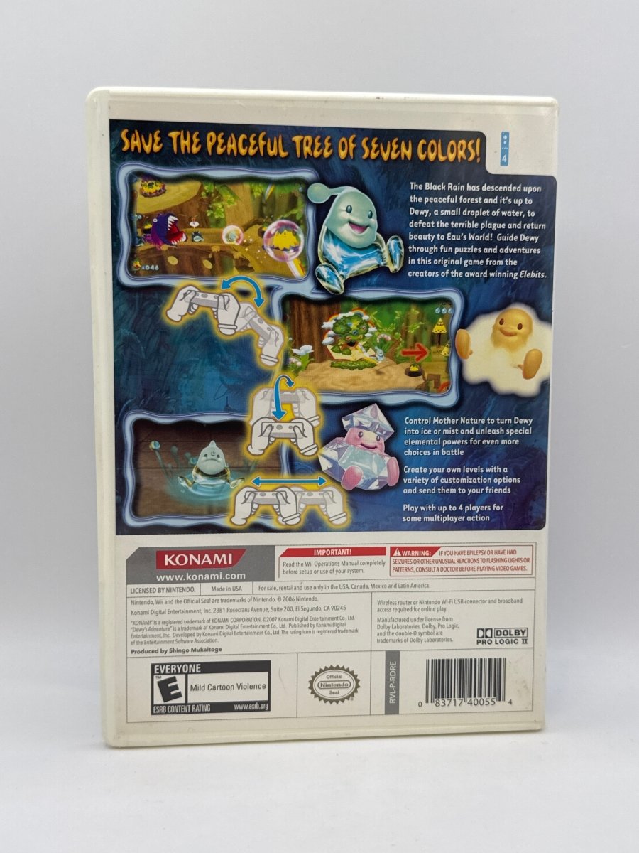 Dewy's Adventure CL01 (Missing Manual) Nintendo Wii