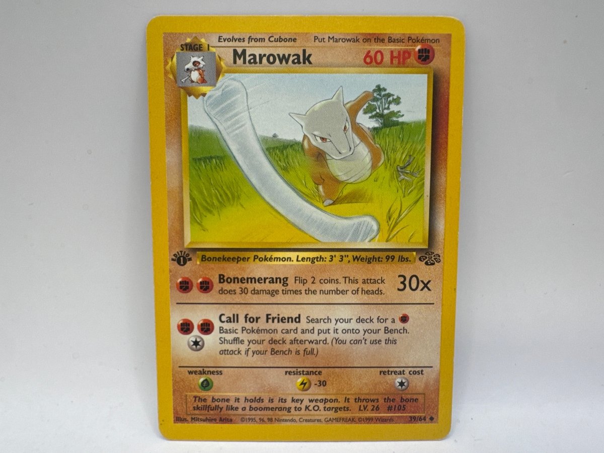 Marowak 39/64 1ST Edition (MP) CL01 Pokemon