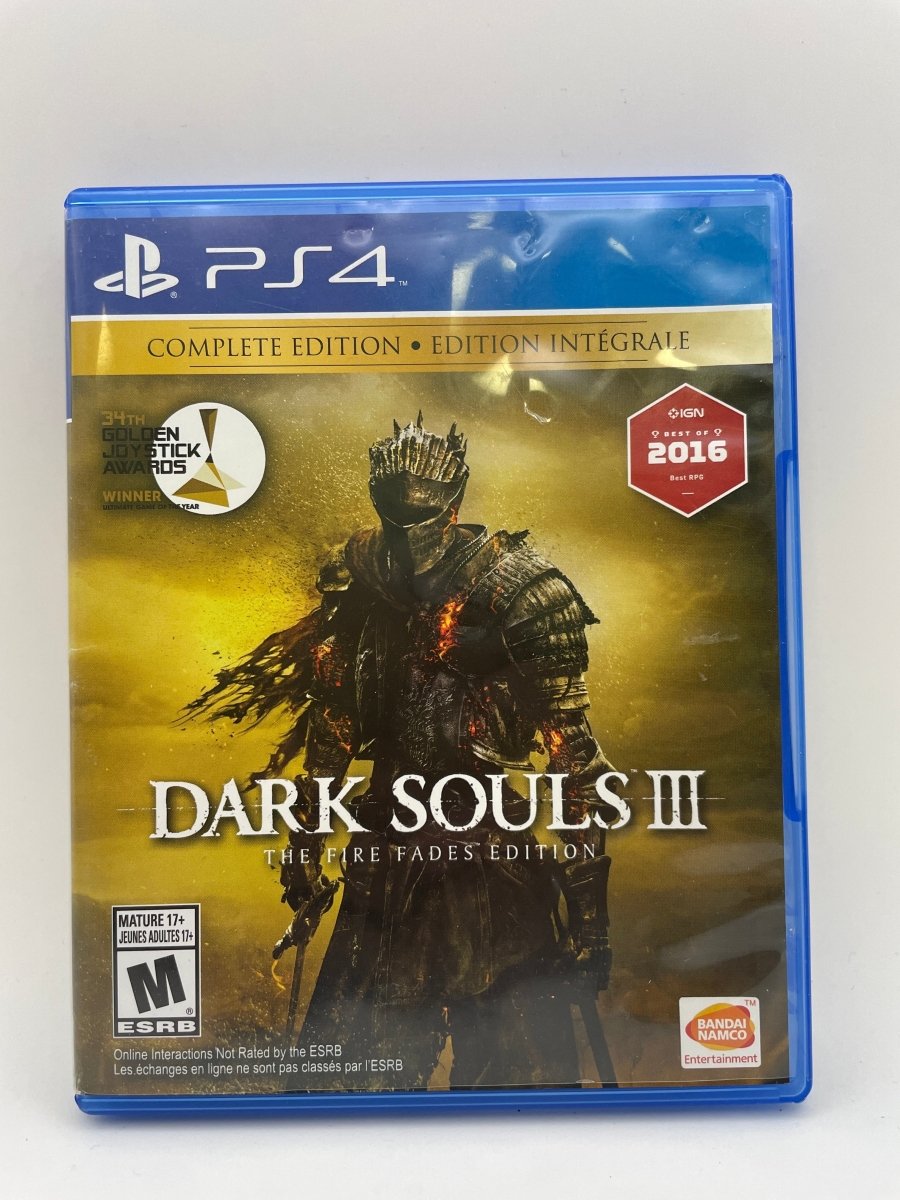 Dark Souls III: The Fire Fades Edition CL01 (CIB) PlayStation 4
