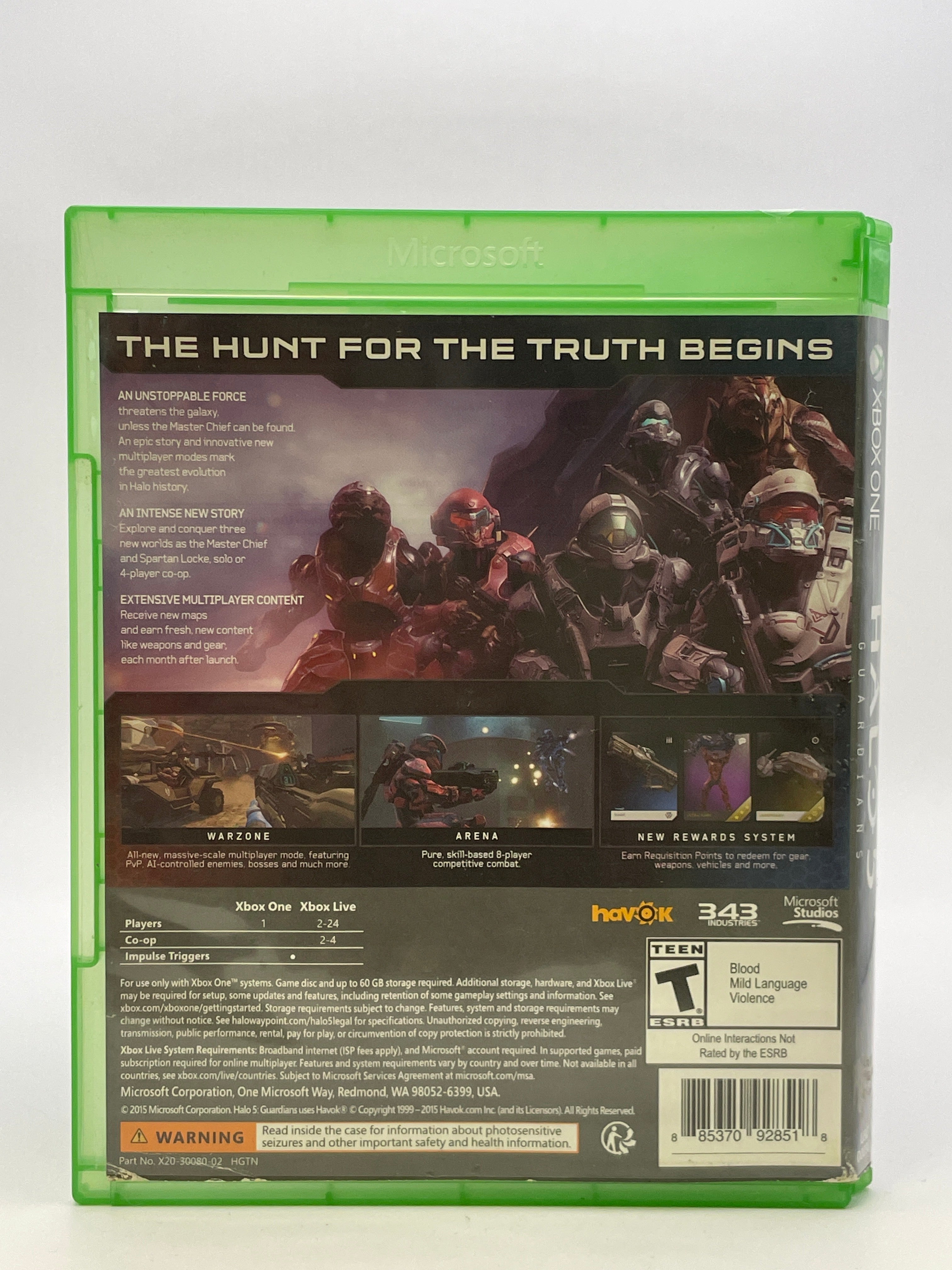 Halo 5 Guardians CL01 (CIB) Xbox One