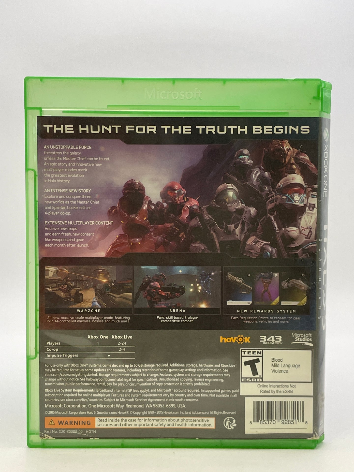 Halo 5 Guardians CL01 (CIB) Xbox One