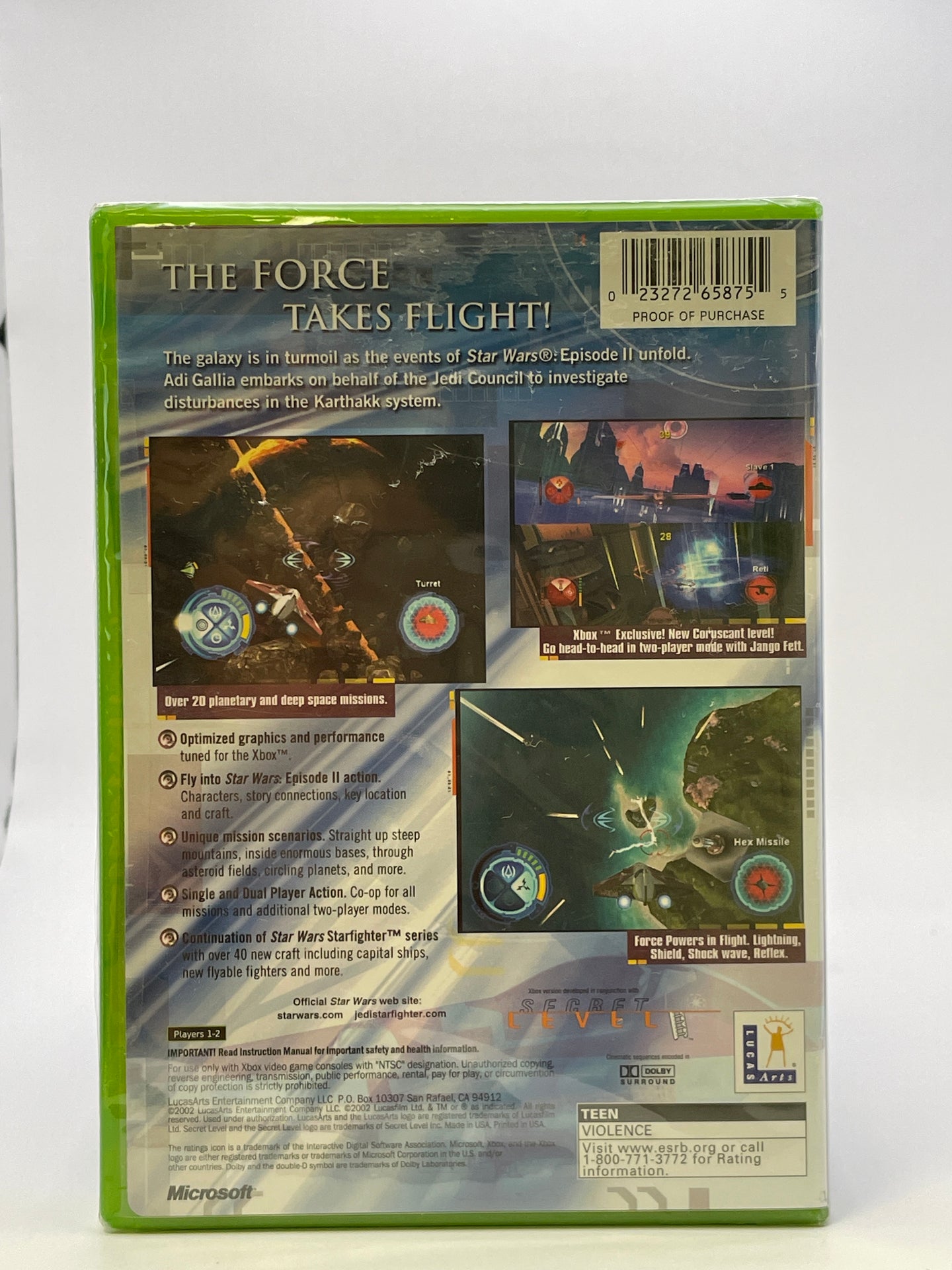 Star Wars Jedi Starfighter CL01 (NEW) Original Xbox