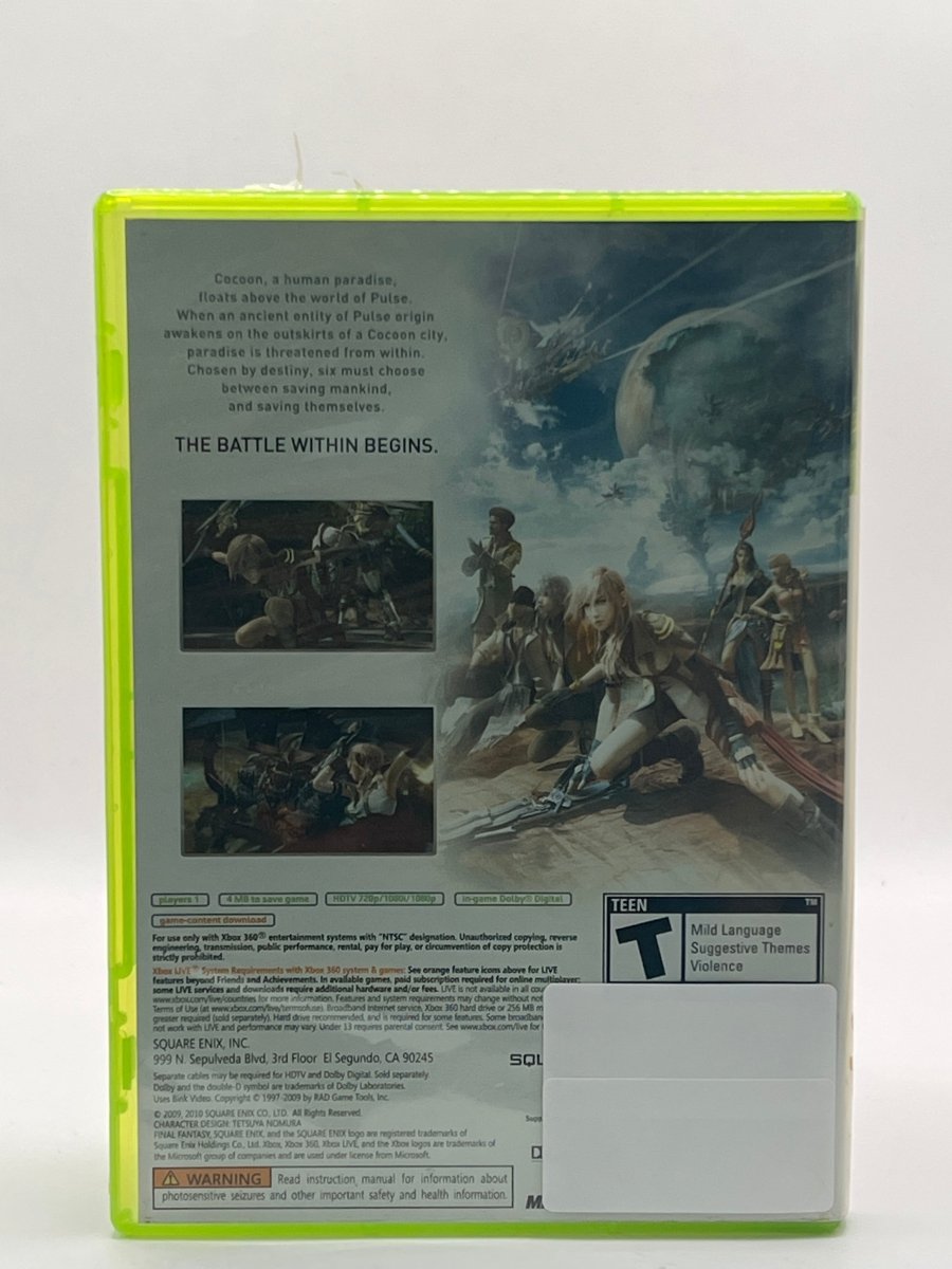 Final Fantasy XIII CL02 (CIB) Xbox 360