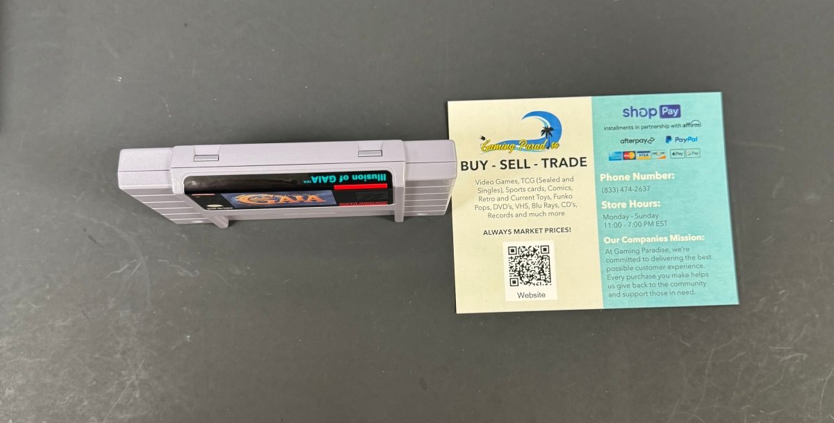 Illusion of Gaia Super Nintendo CL 01