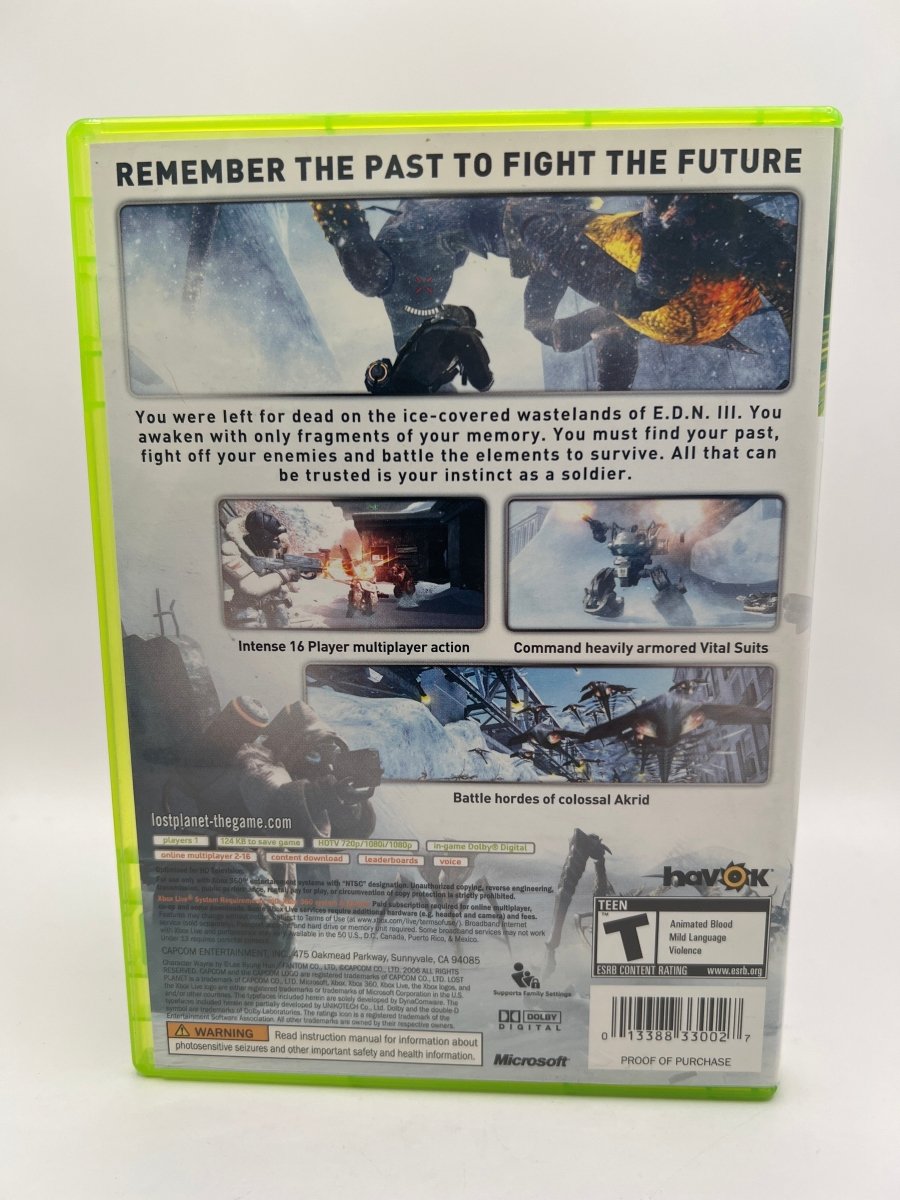 Lost Planet: Extreme Condition CL01 (CIB) Xbox 360