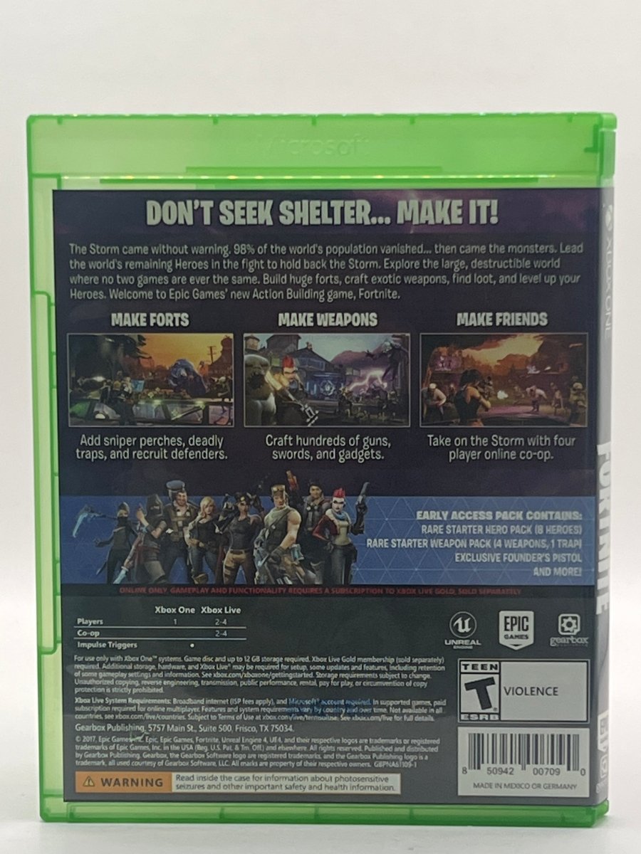 Fortnite (NO CODES) CL01 (CIB) Xbox One