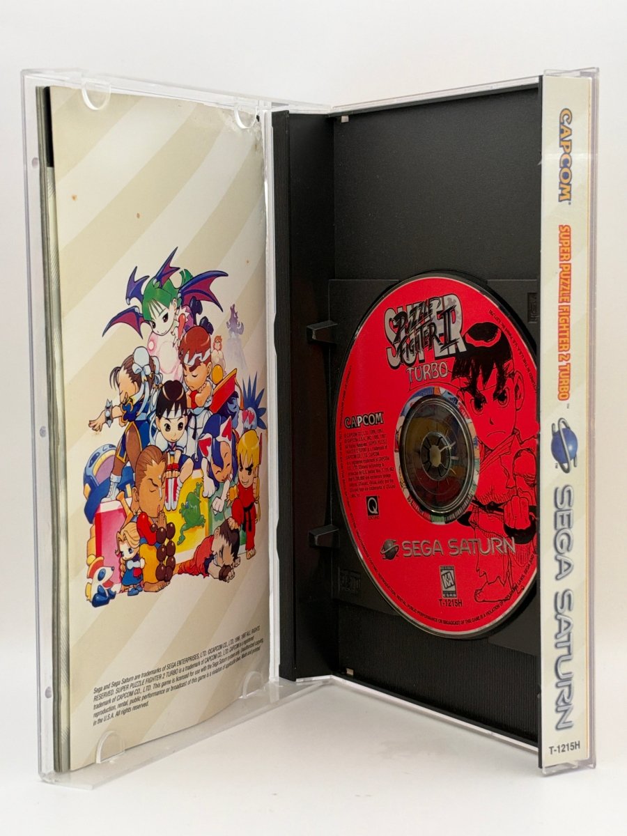 Super Puzzle Fighter II Turbo CL01 (CIB) Sega Saturn
