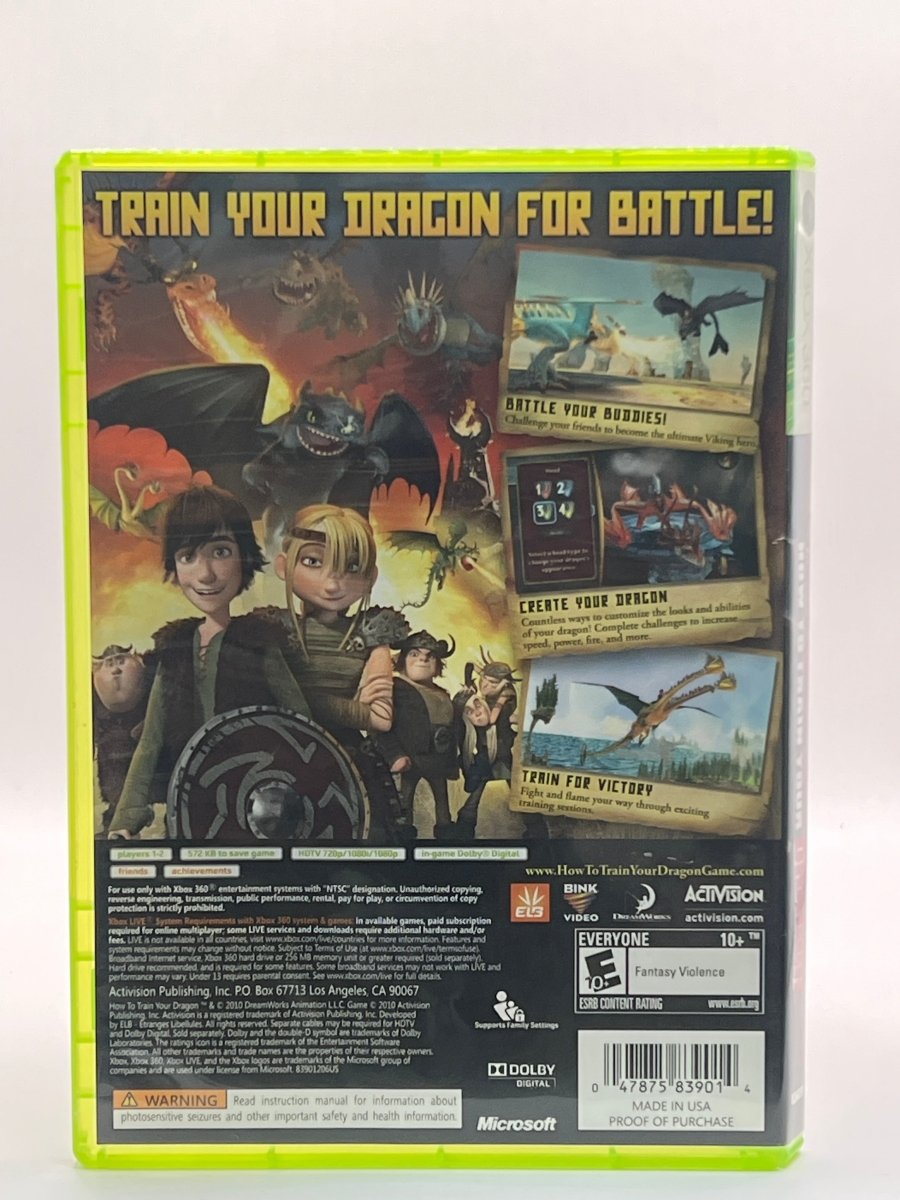 How to Train Your Dragon CL01 (CIB) Xbox 360