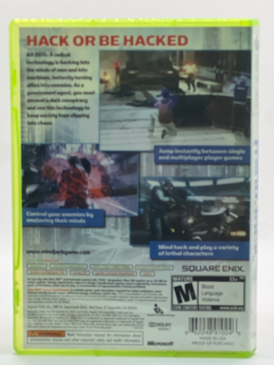 Mindjack CL01 (CIB) Xbox 360