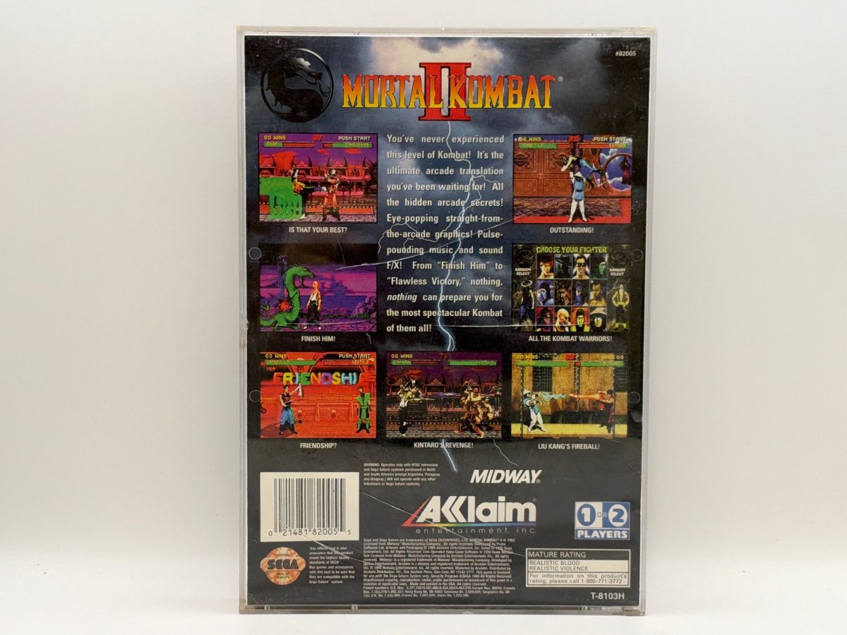 Mortal Kombat II CL01 (CIB) Sega Saturn