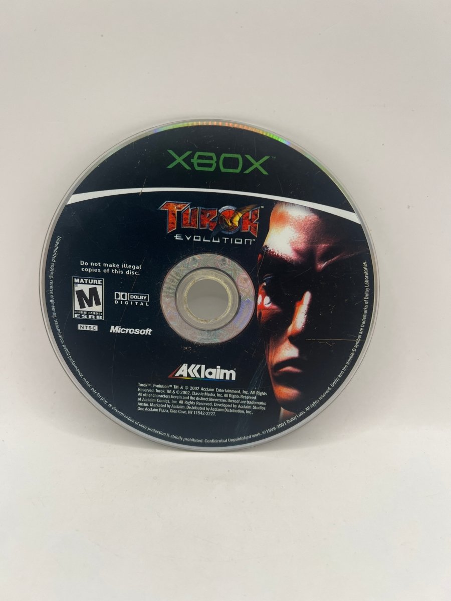 Turok Evolution CL01 (Loose Disc) Original Xbox