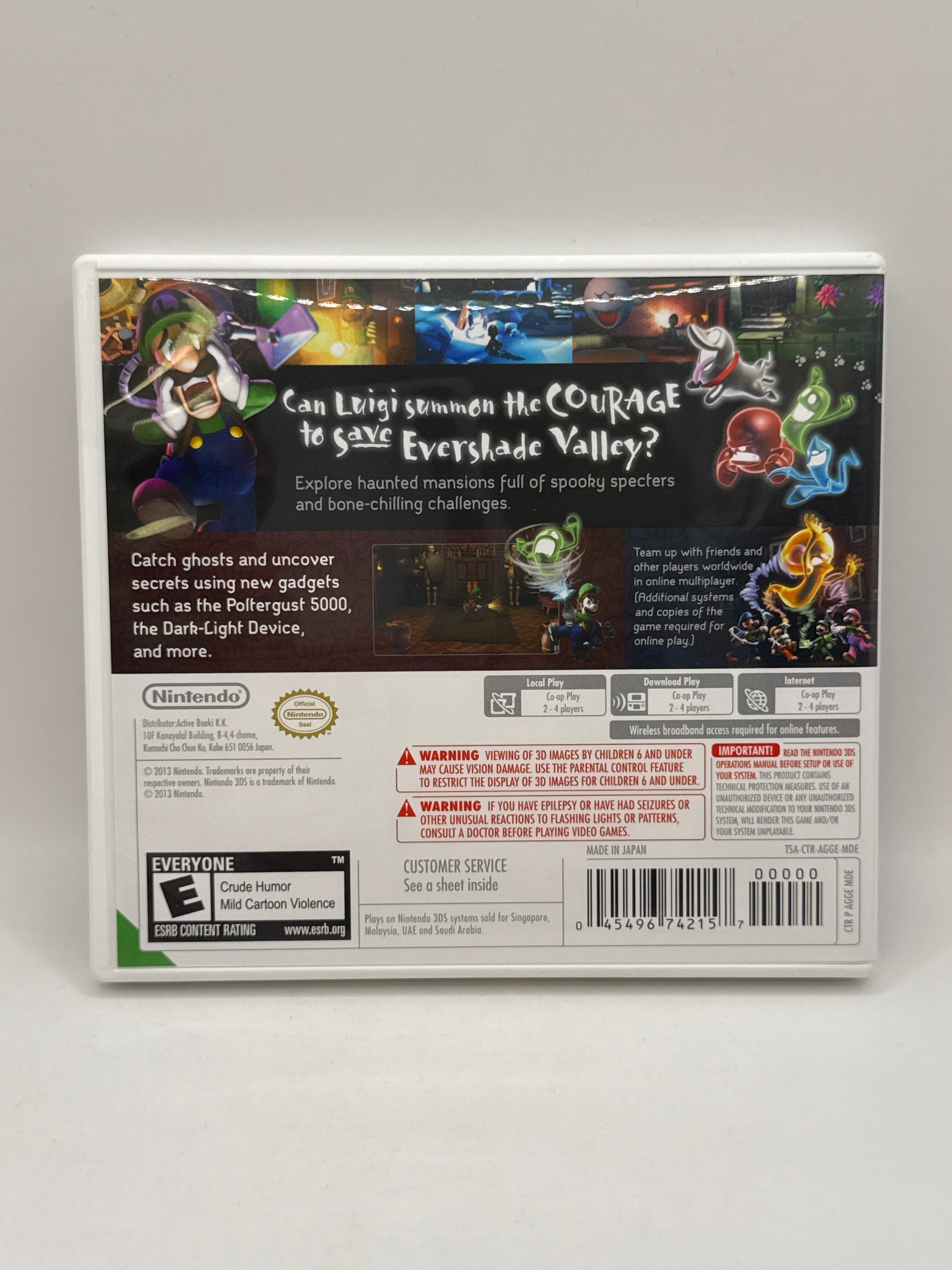 Luigi's Mansion: Dark Moon CL02 (CIB) Nintendo 3DS