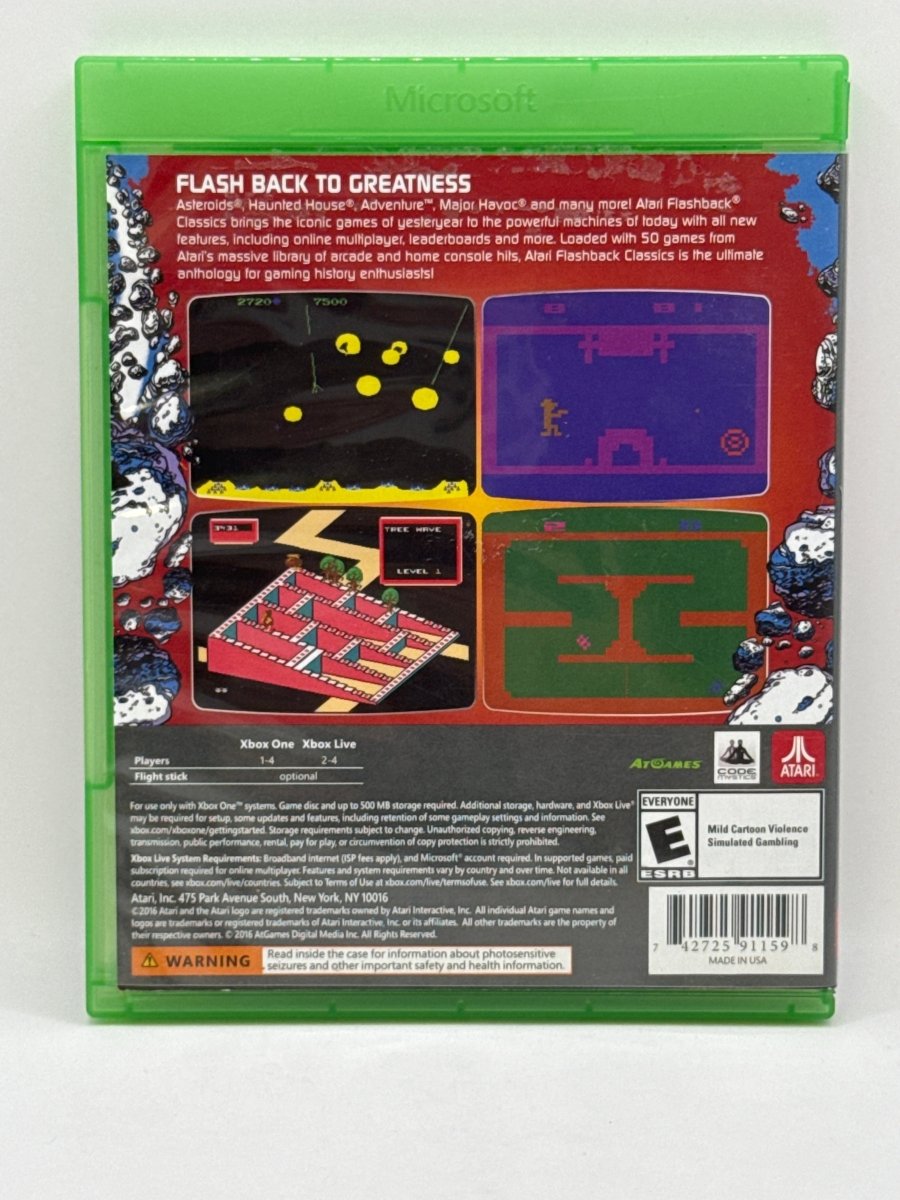 Atari Flashback Classic Vol 2 CL01 (CIB) Xbox One