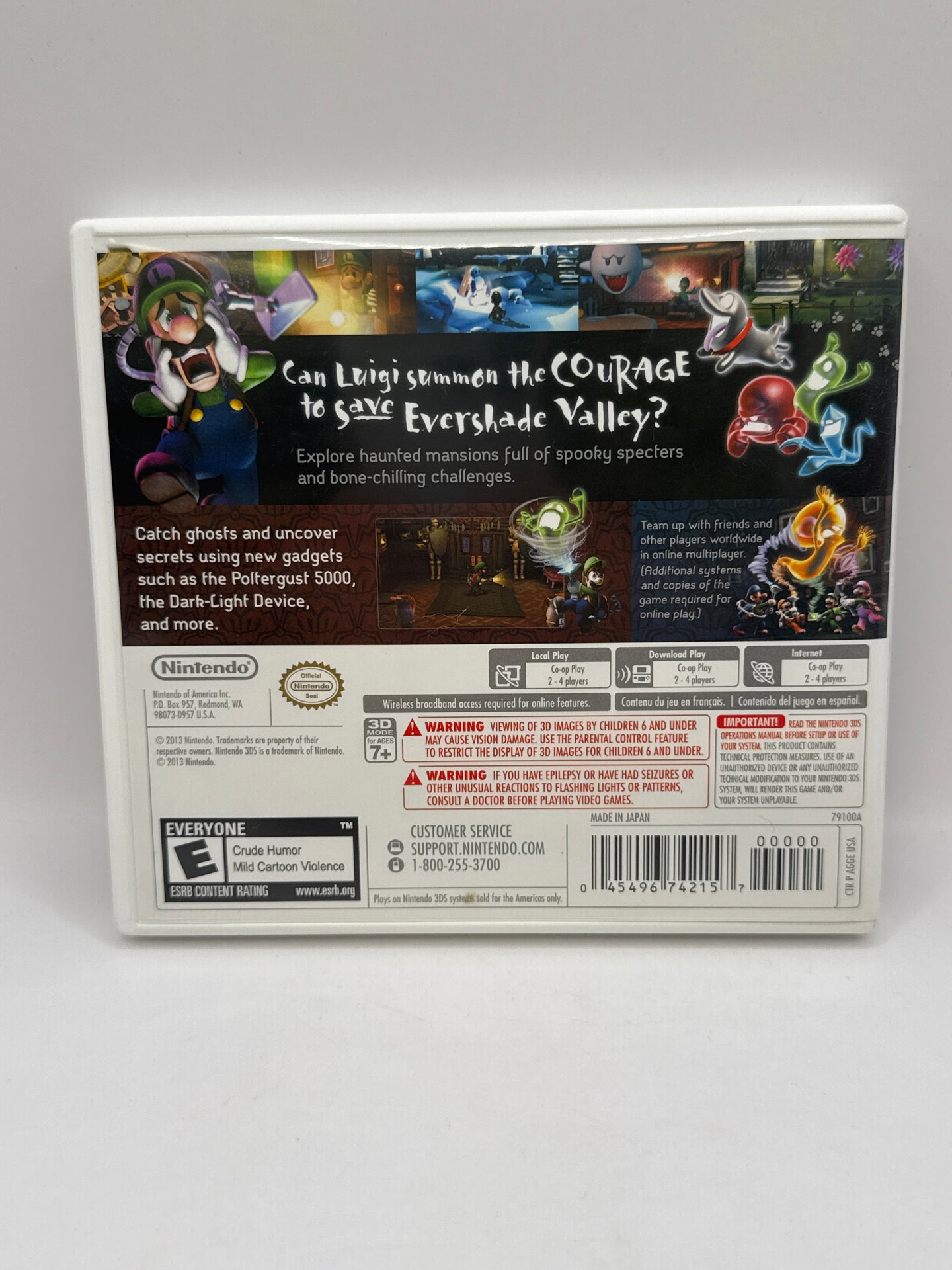 Luigi's Mansion: Dark Moon CL01 (CIB) Nintendo 3DS