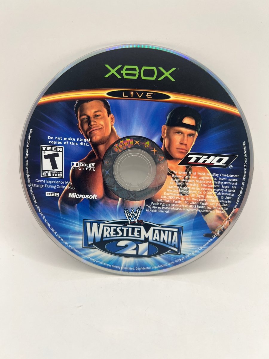 WWE Wrestlemania 21 CL01 (Disc Only) Original Xbox