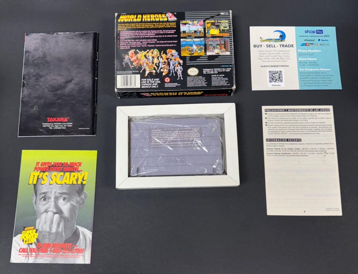 World Heroes 2 Super Nintendo CL 01
