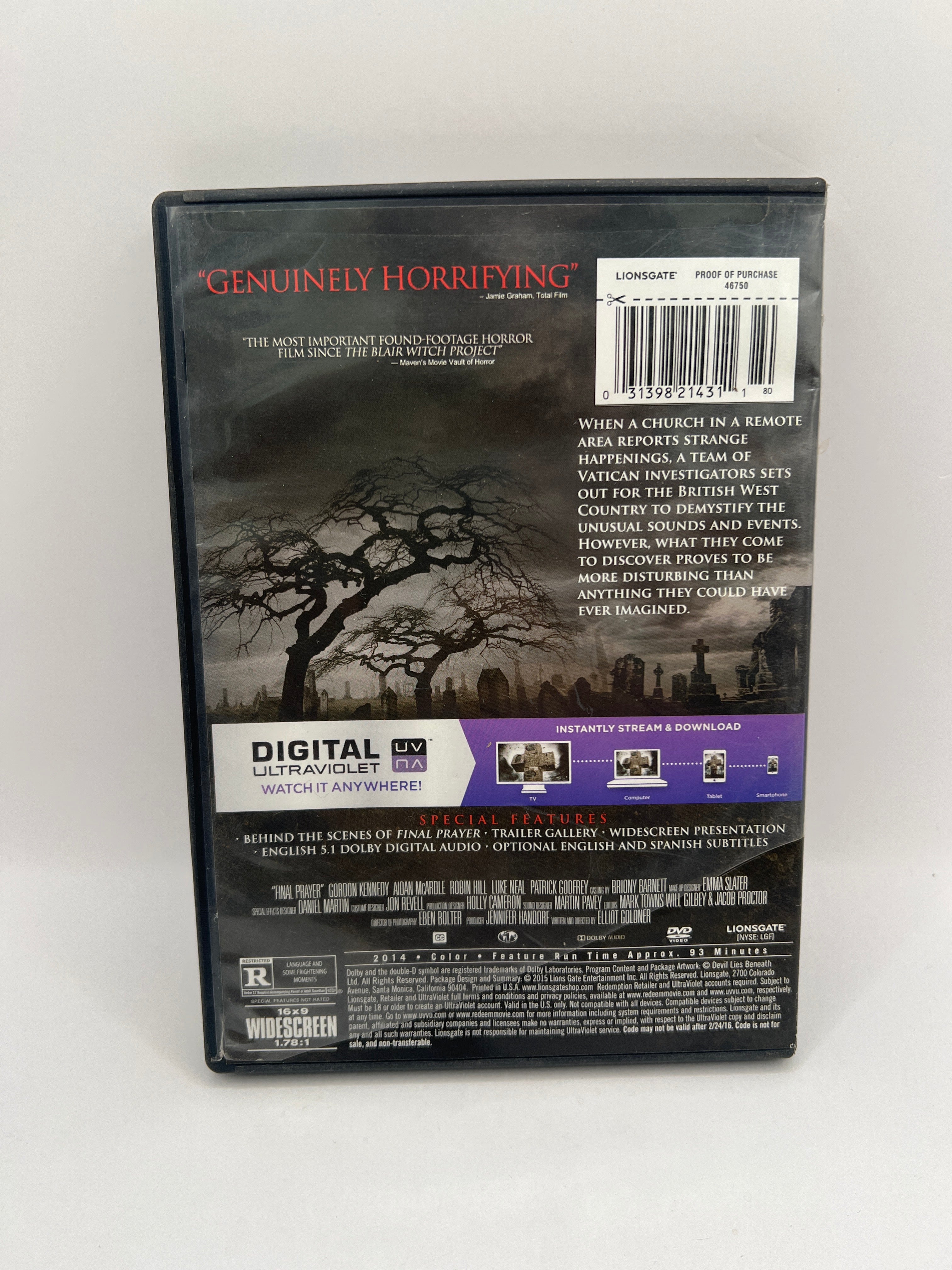 Final Prayer (Aka the Borderlands) (2013) Used DVD