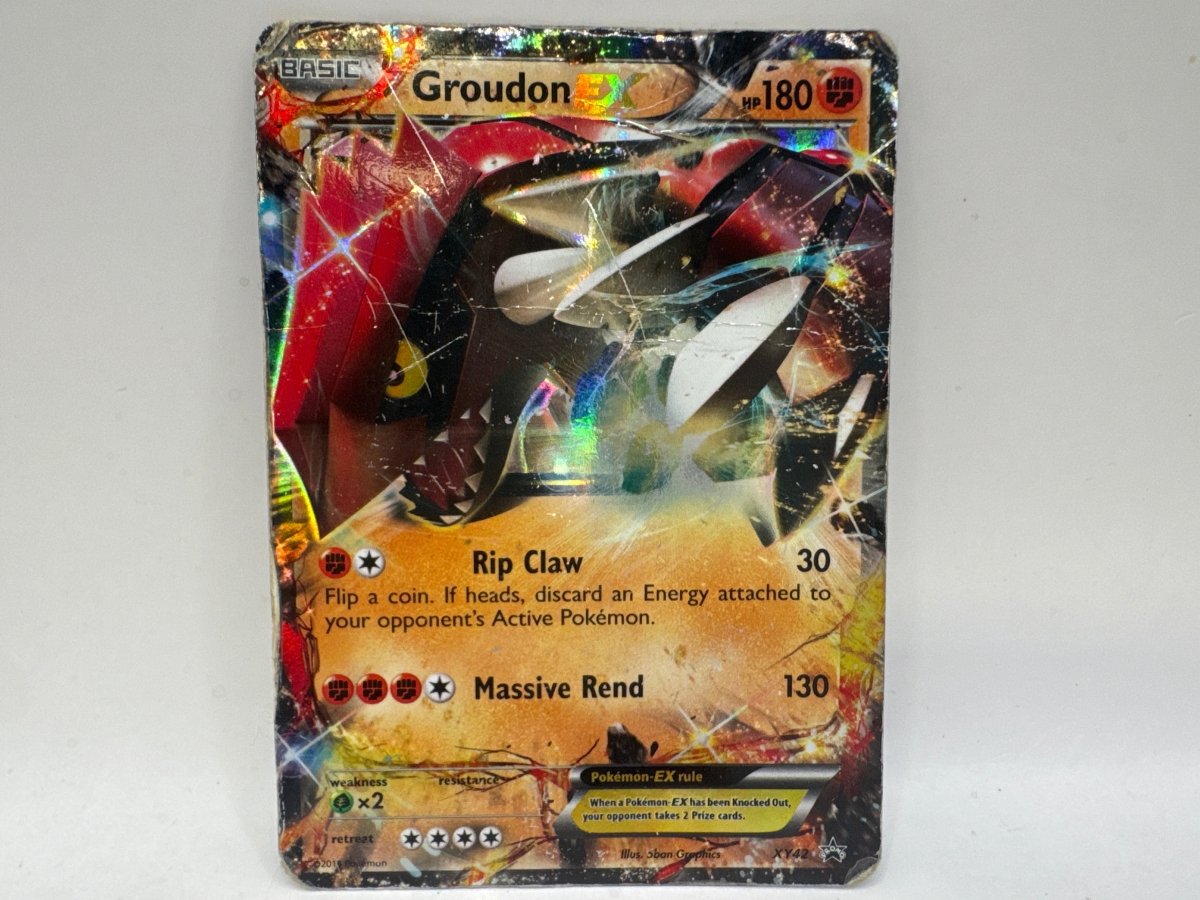 Groudon EX XY42 Promo (Damaged) CL01 Pokemon