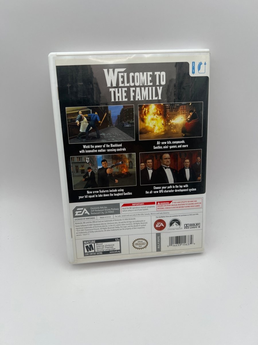 The Godfather Blackhand Edition CL02 (CIB) Nintendo Wii