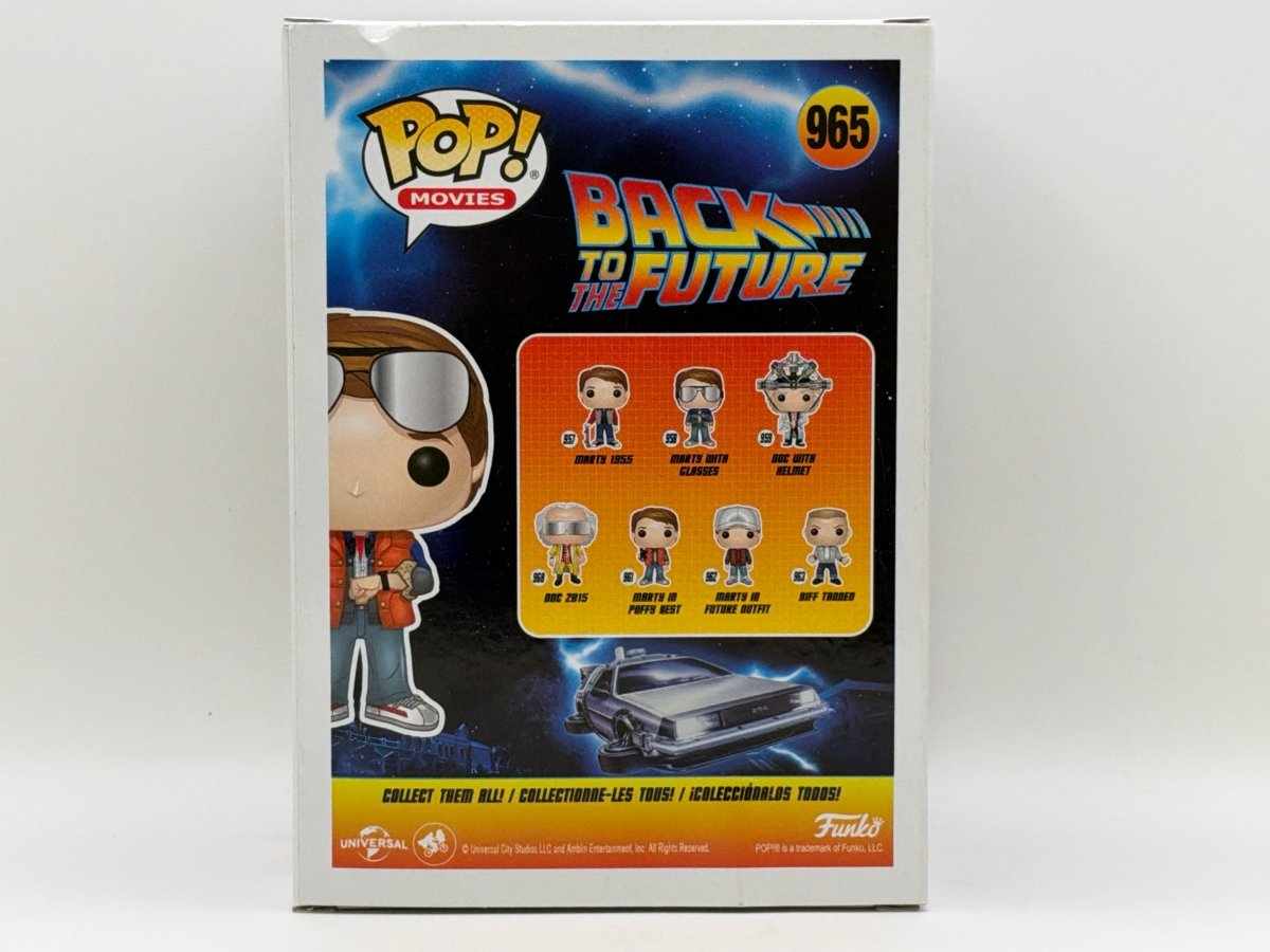 Back to the Future: Marty Checking Watch - 2020 Summer Convention Exclusive #965  Funko Pop