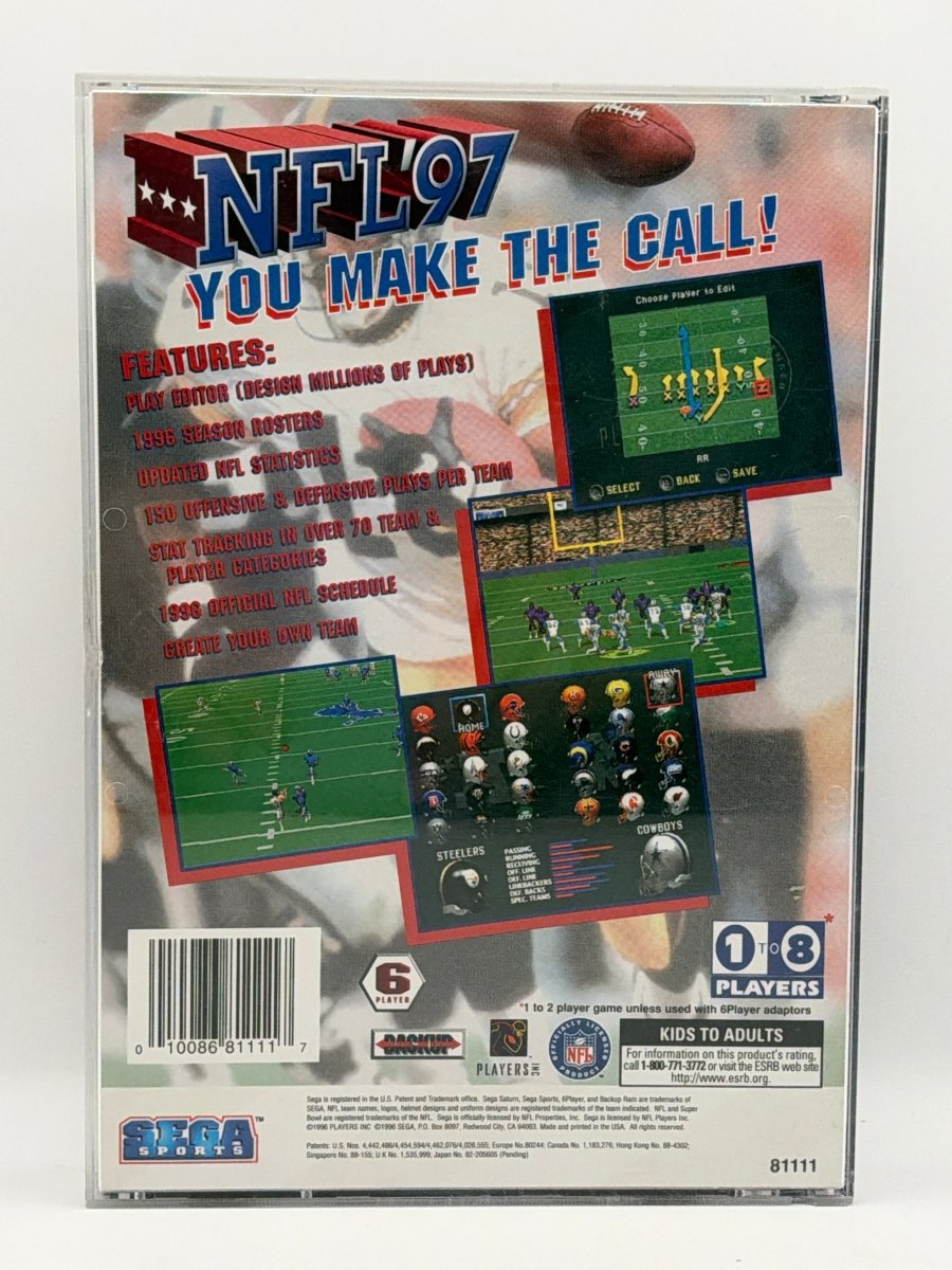 NFL 97 CL01 (CIB) Sega Saturn