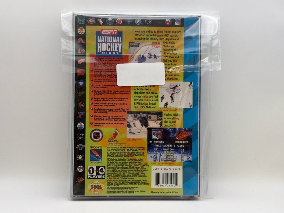 ESPN National Hockey Night CL01 (CIB) Sega CD