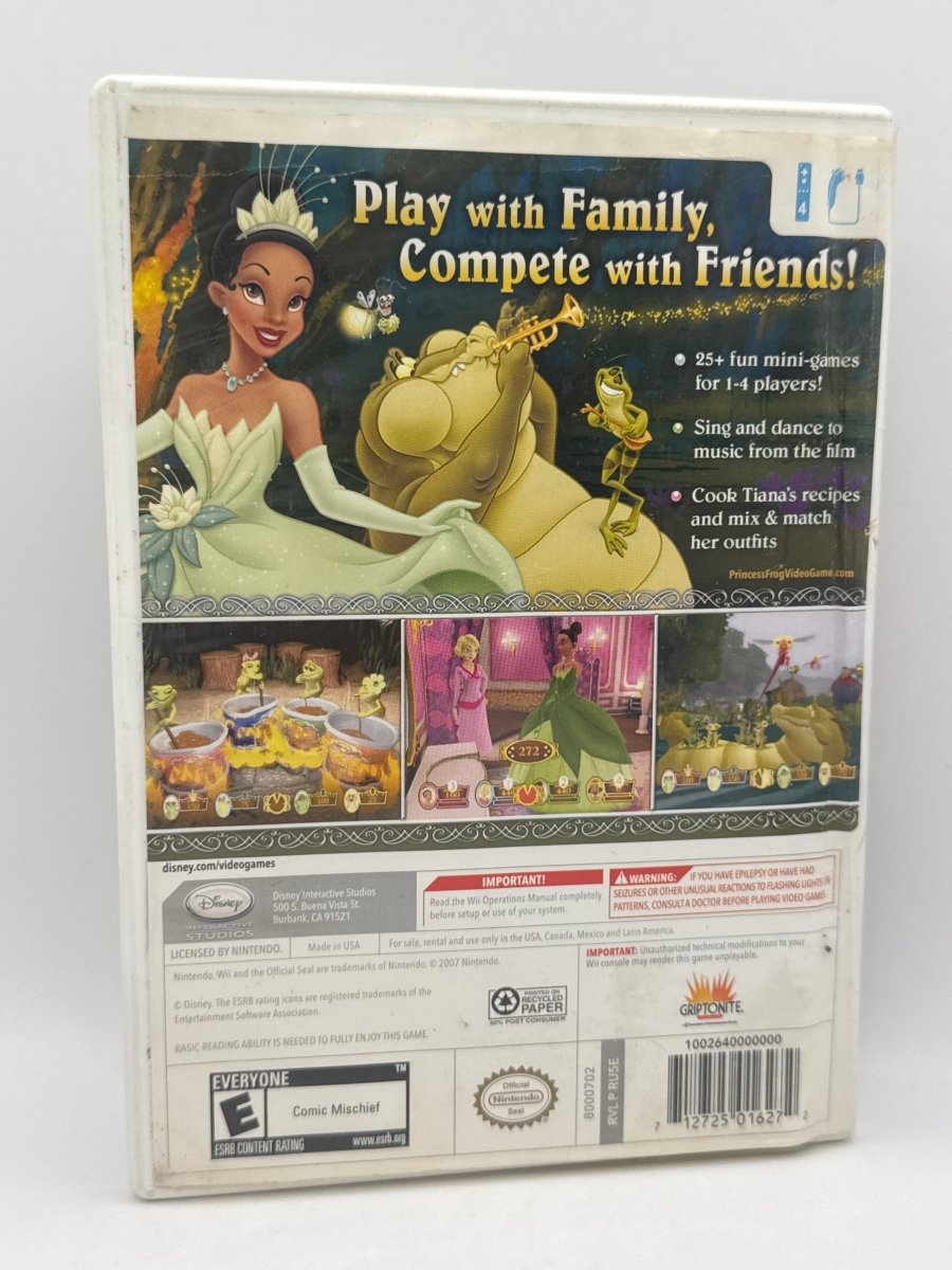 The Princess and the Frog CL01 (Missing Manual) Nintendo Wii
