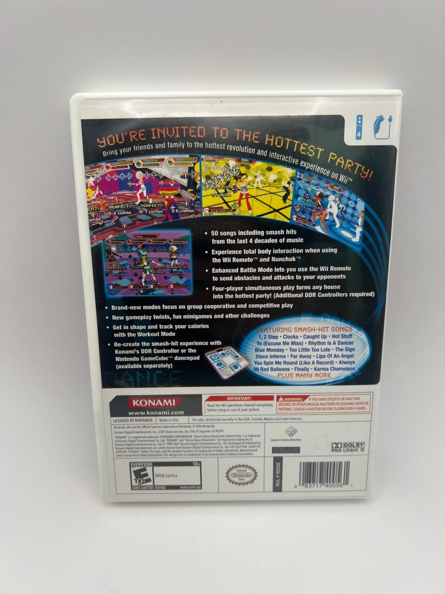 Dance Dance Revolution Hottest Party CL03 (CIB) Nintendo Wii