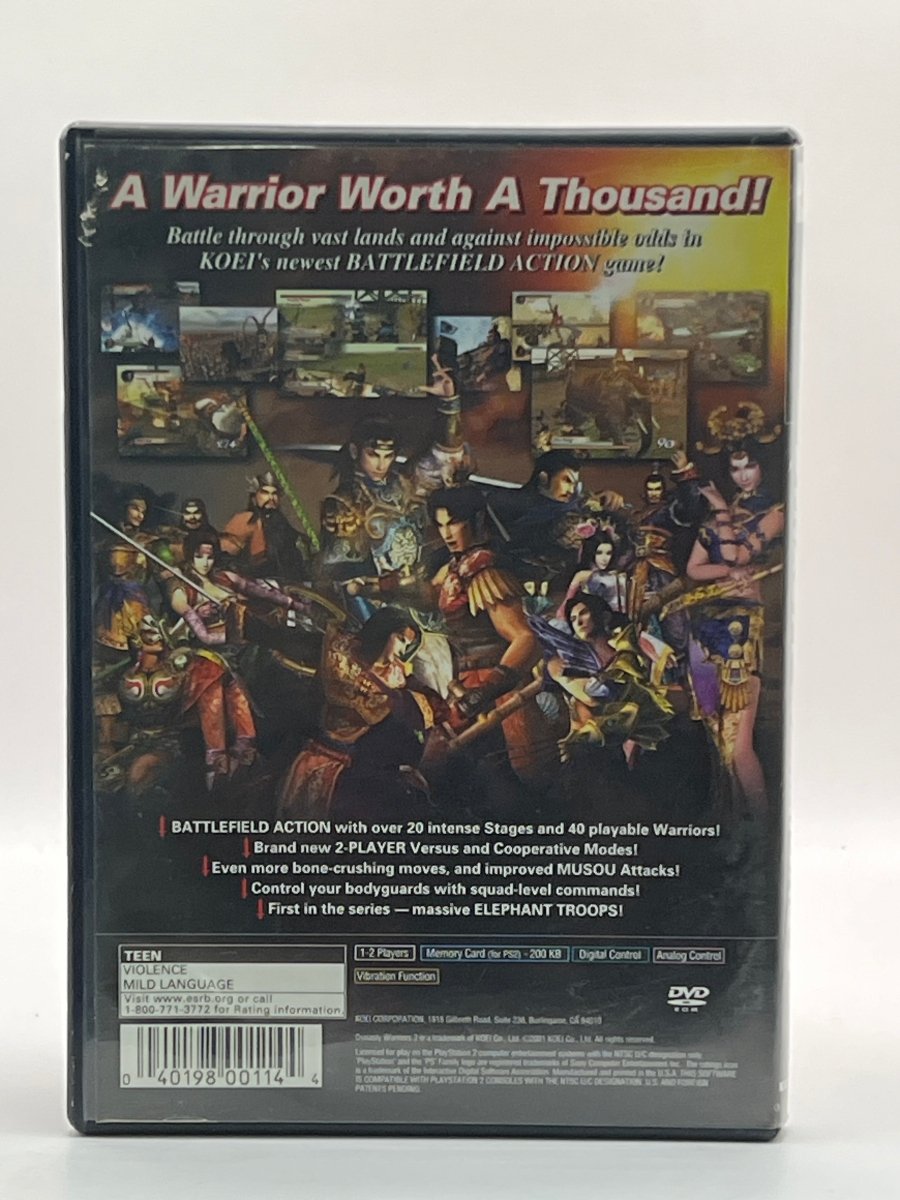 Dynasty Warriors 3 CL01 (Missing Manual) PlayStation 2
