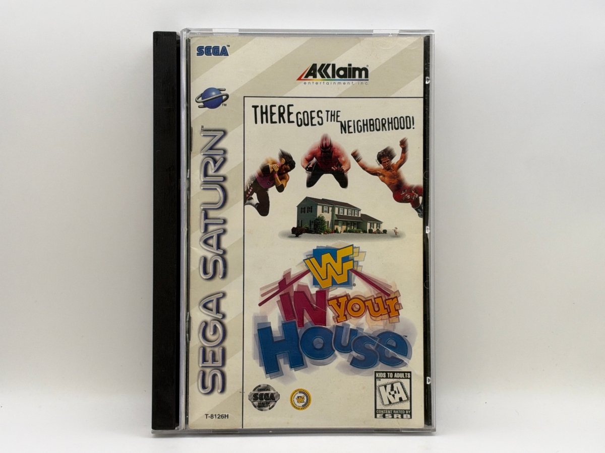 WWF In Your House CL01 (CIB) Sega Saturn