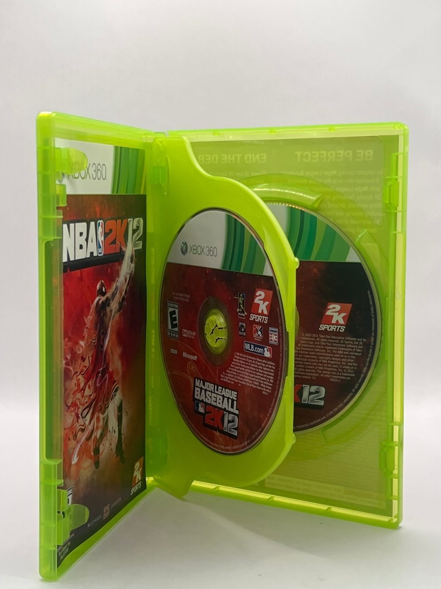 2K12 Sports Combo Pack MLB 2K12 NBA 2K12 CL01 (CIB) Xbox 360