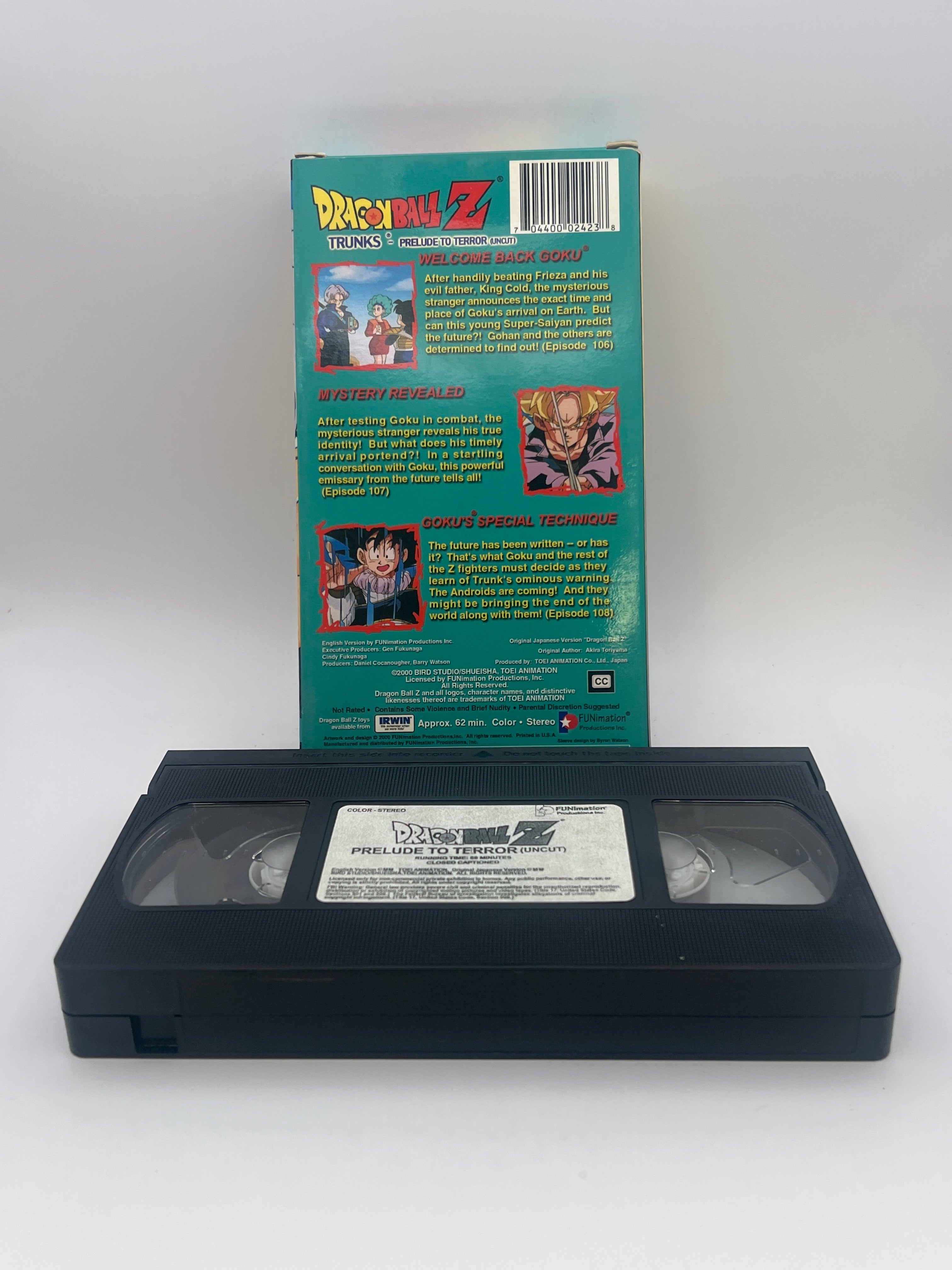 Dragon Ball Z - Trunks: Prelude To Terror (Uncut) (2000) Used VHS