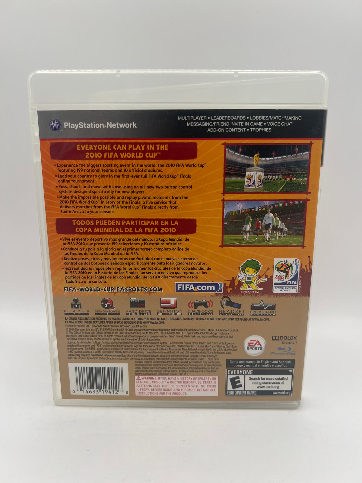 2010 FIFA World Cup South Africa CL01 (CIB) PlayStation 3