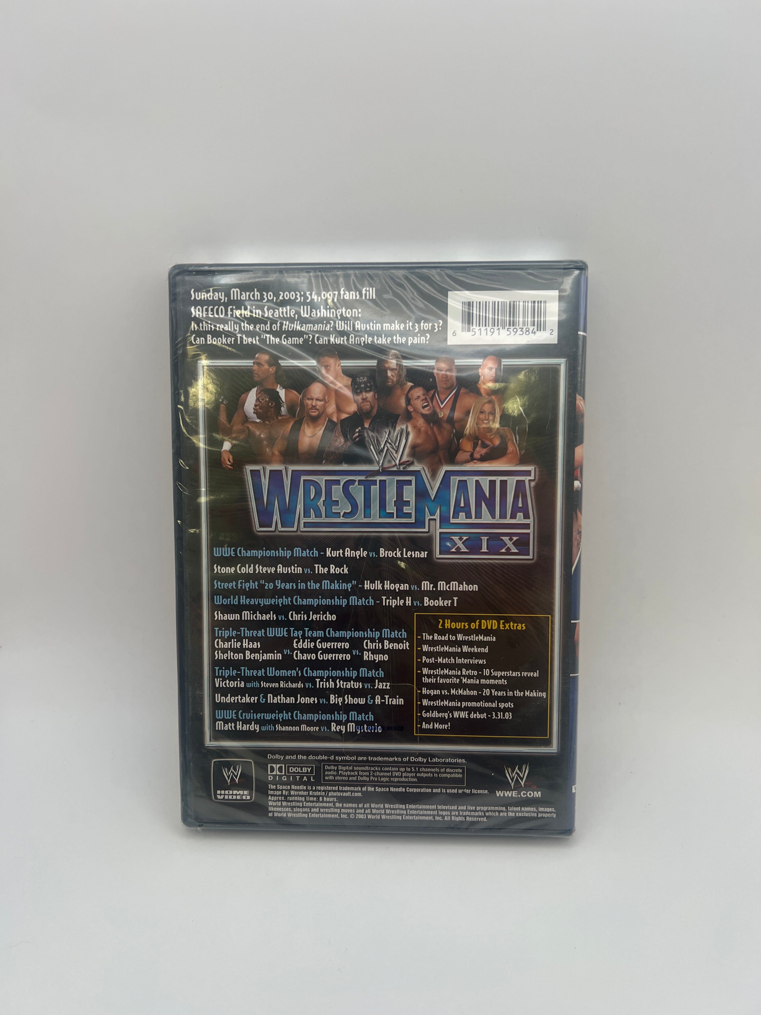 WWE: WrestleMania 19 (2003) New DVD