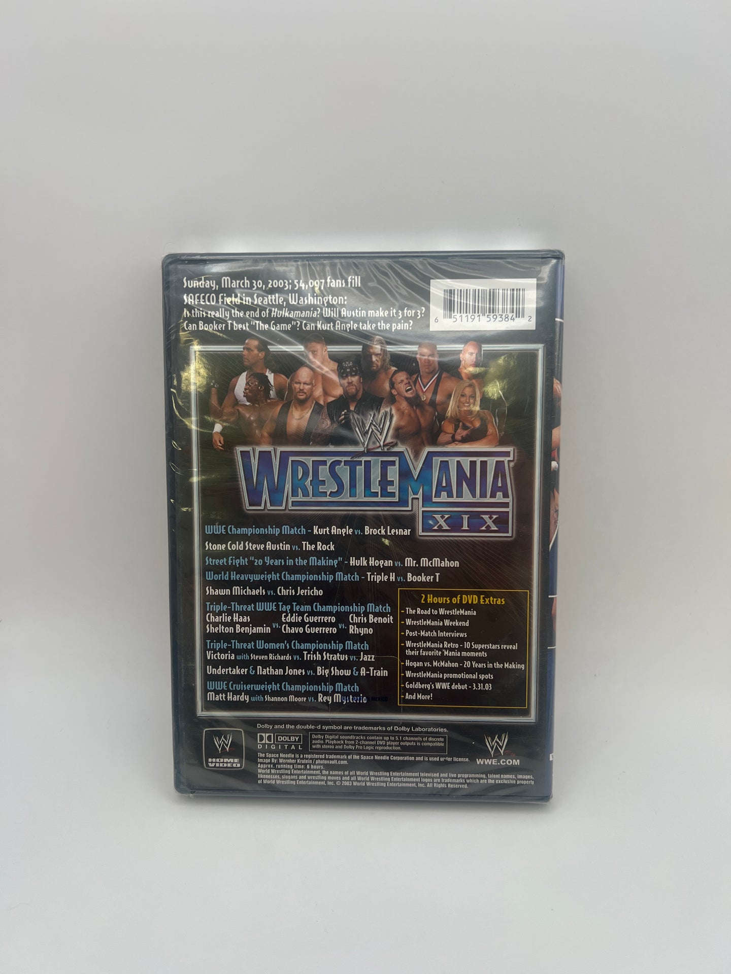 WWE: WrestleMania 19 (2003) New DVD