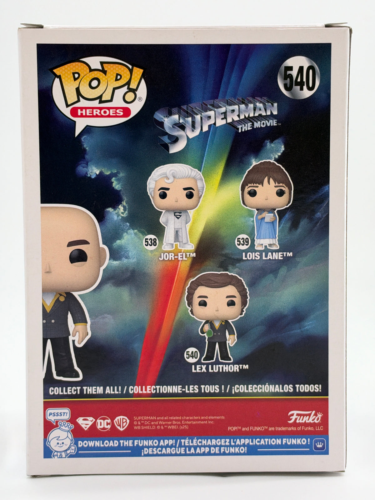 Superman the Movie: Lex Luther - Limited Chase Edition #540 Funko Pop