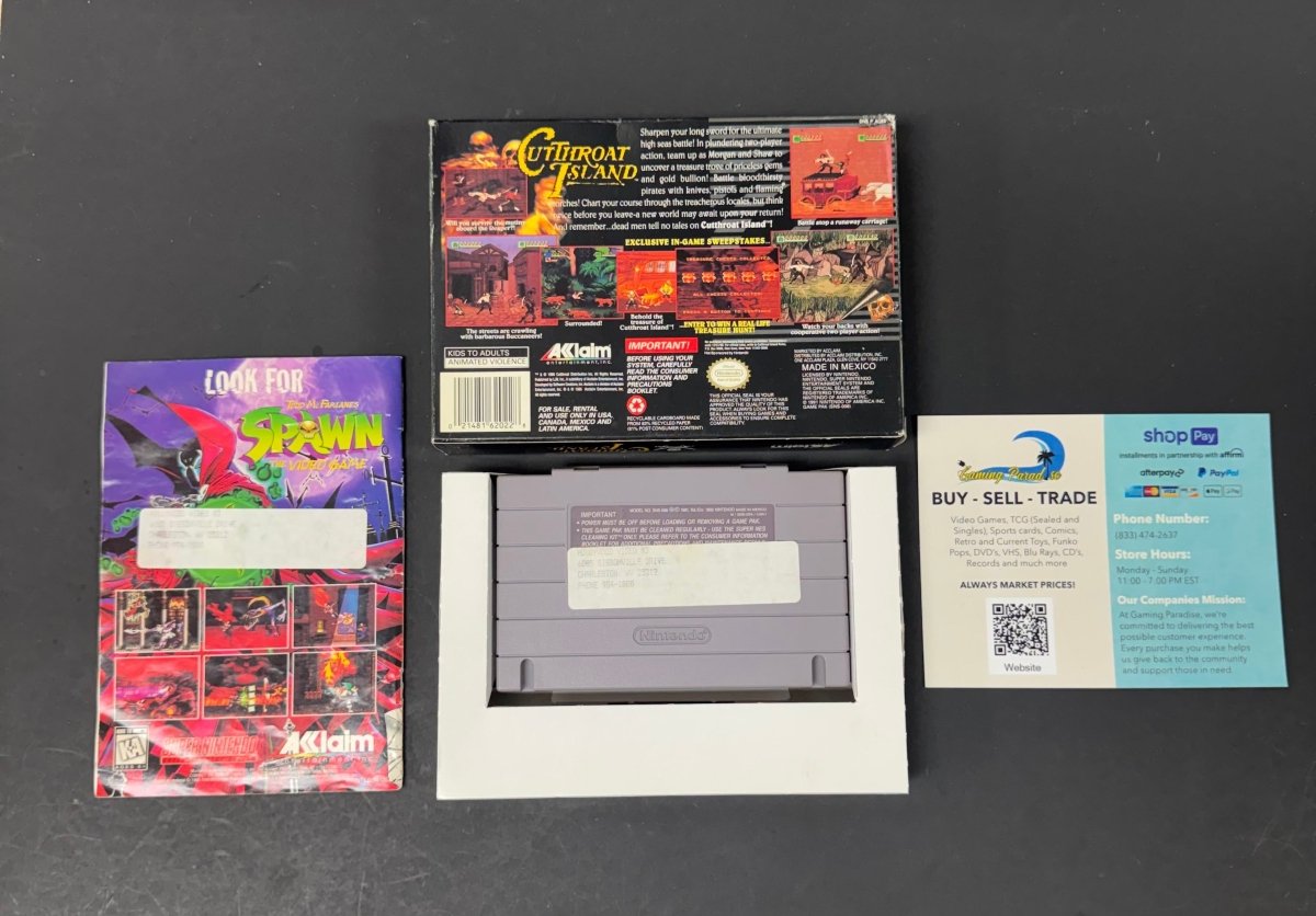 Cutthroat Island Super Nintendo CL 01