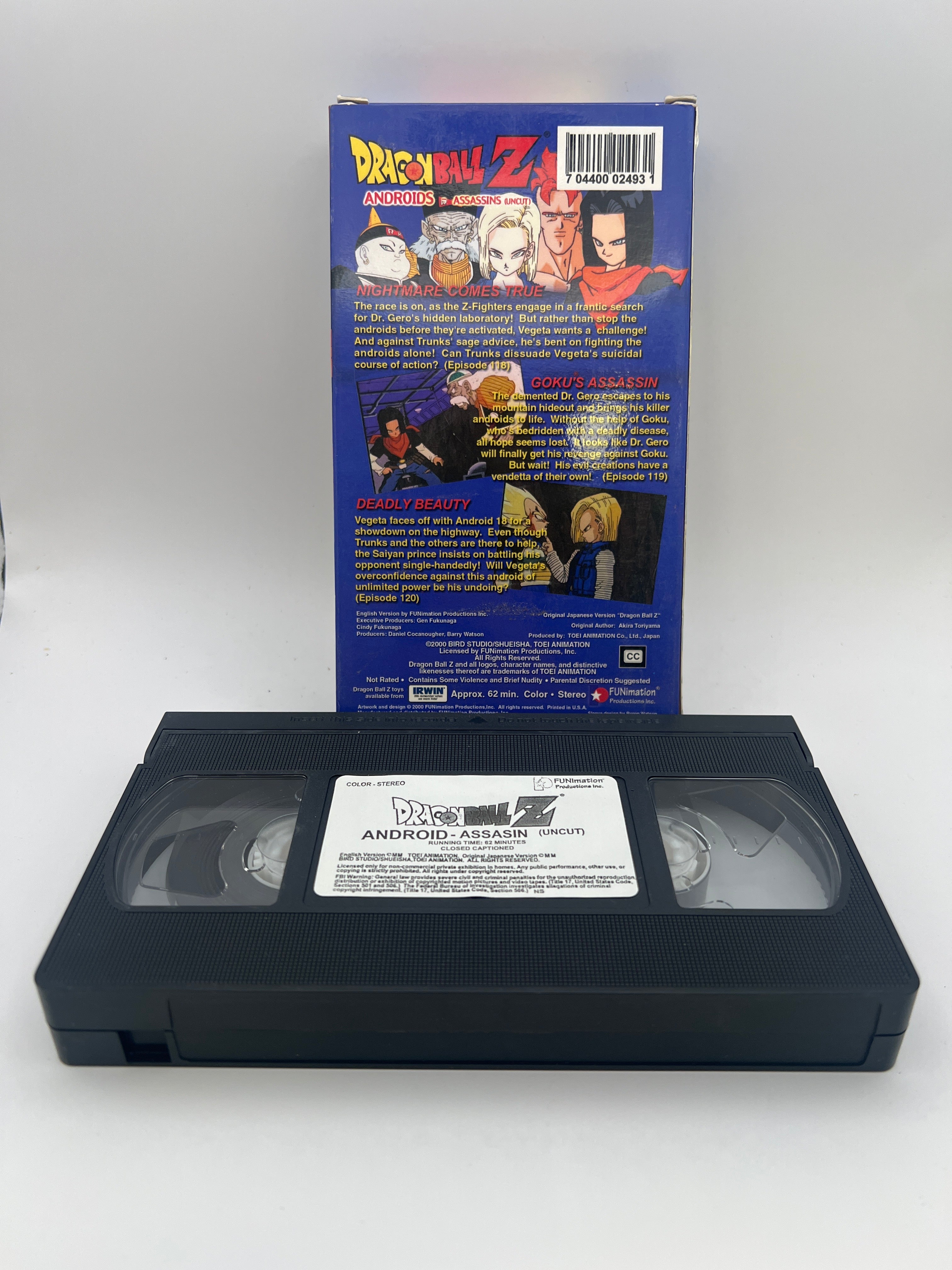 Dragon Ball Z - Android Assasin (Uncut) (2000) Used VHS