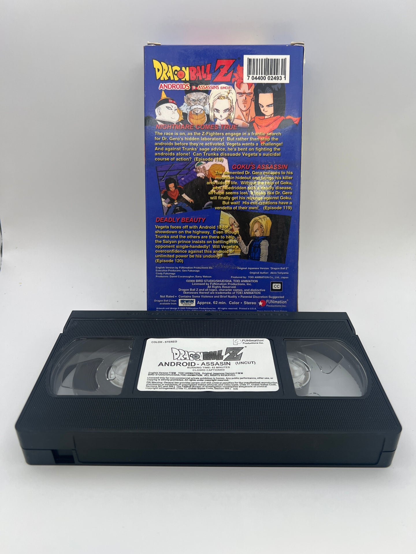 Dragon Ball Z - Android Assasin (Uncut) (2000) Used VHS