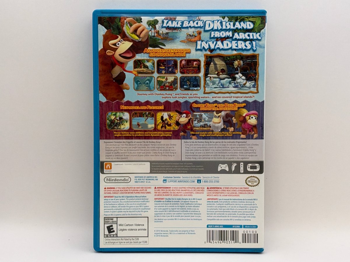 Donkey Kong Country: Tropical Freeze CL01 (CIB) Nintendo Wii U
