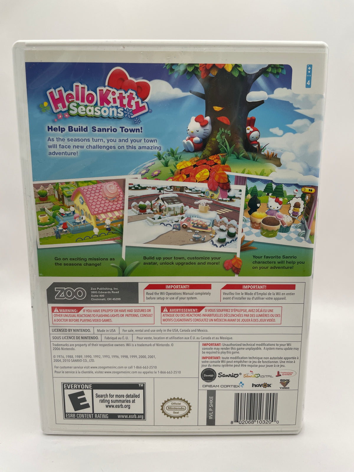 Hello Kitty Seasons CL01 (CIB) Nintendo Wii