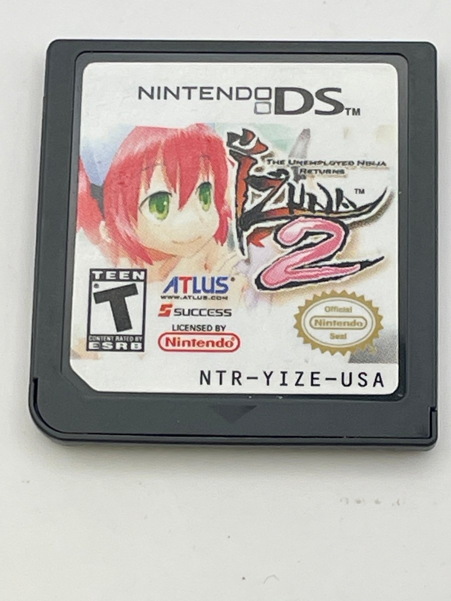 Izuna 2 The Unemployed Ninja Returns CL01 (Cart Only) Nintendo DS