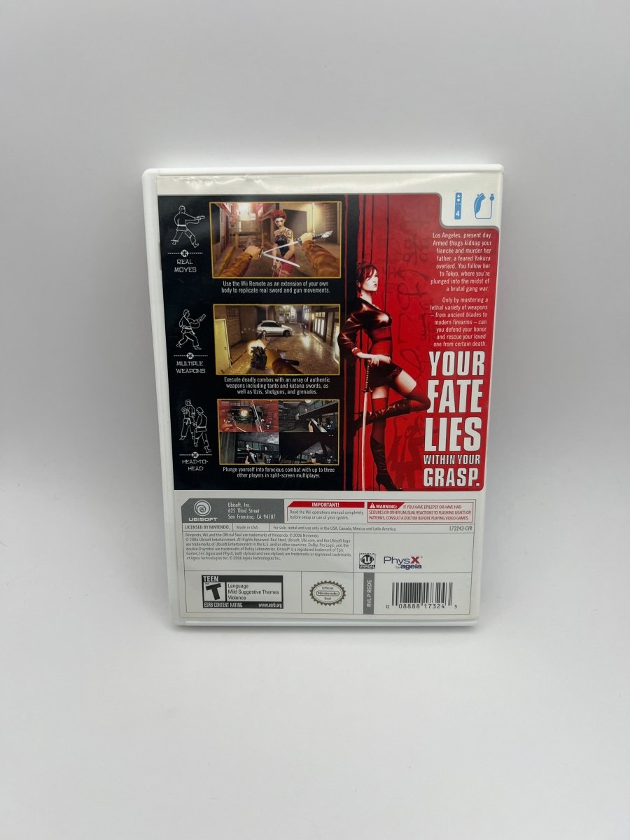 Red Steel CL01 (CIB) Nintendo Wii